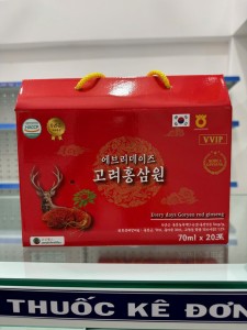 Nước hồng sâm nhung hươu linh chi Goryeo...