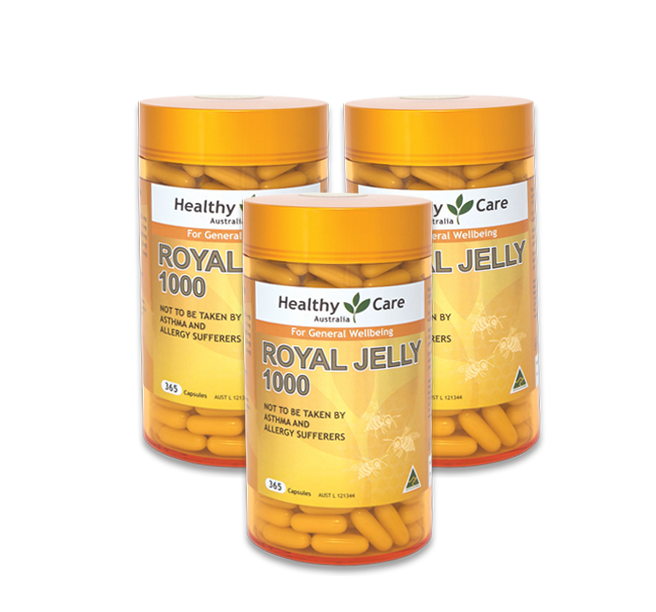 Sữa ong chúa Healthy Care Royal Jelly 1000 mg - Nhập Khẩu Úc ...